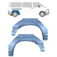 Panel de reparación guardabarros trasero para Volkswagen Transporter T4 1990-2003 / Izquierda+Derecha / Conjunto 9445
