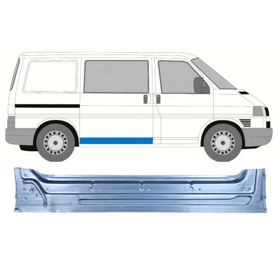 VW T4 1990- PUERTA CORREDERA PANEL DE REPARACIÓN