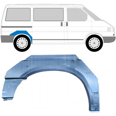 Panel de reparación guardabarros trasero para VW Transporter T4 1990-2003 / SWB / Derecho 5350