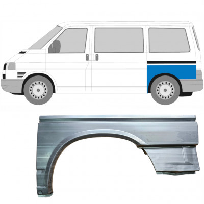 Panel de reparación guardabarros trasero para VW Transporter T4 1990-2003 / SWB / Izquierda 5375