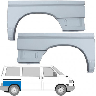 Panel de reparación guardabarros trasero para VW Transporter T4 1990-2003 / SWB / Izquierda+Derecha / Conjunto 9600