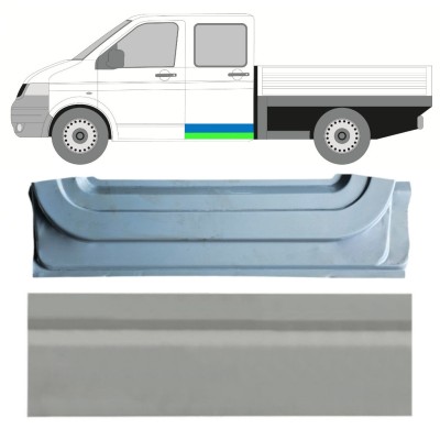 Panel de reparación puerta trasera interna + externa para Volkswagen Transporter T5 2003-2015 / Izquierda / Conjunto 16877
