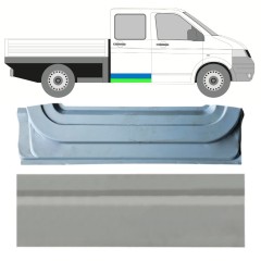Panel de reparación puerta trasera interna + externa para Volkswagen Transporter T5 2003-2015 / Derecho / Conjunto 16876