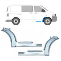 Panel de reparación del umbral + guardabarros delantero para Volkswagen Transporter T5 2003-2015 / Conjunto 12638