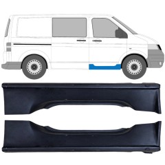Panel de reparación del umbral puerta delantera para Volkswagen Transporter T5 2003-2015 / Izquierda+Derecha / Conjunto 12518