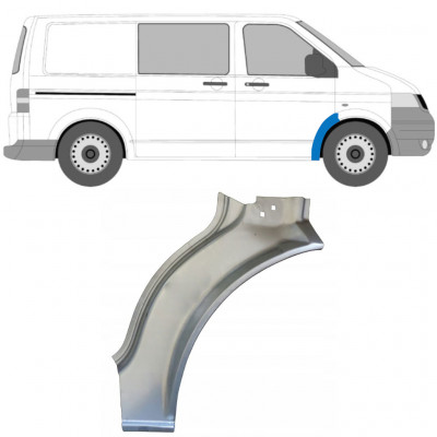 Panel de reparación guardabarros delantero para Volkswagen Transporter T5 2003-2009 / Derecho 12021