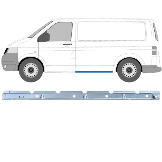 Panel de reparación del umbral interno para Volkswagen Transporter T5 2003-2015 / Izquierda 16971