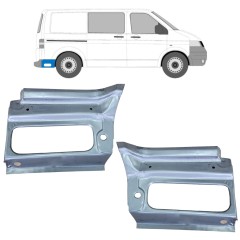 Panel de reparación guardabarros trasero para Volkswagen Transporter T5 2003-2015 / Izquierda+Derecha / Conjunto 12030