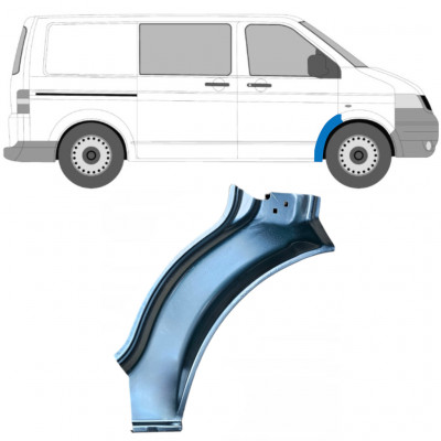 Panel de reparación guardabarros delantero para Volkswagen Transporter T5 2003-2009 / Derecho 12021