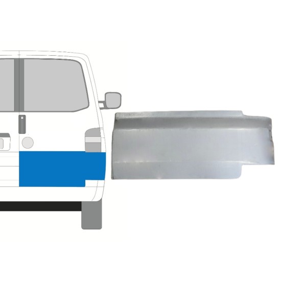 Panel de reparación puerta trasera para Volkswagen Transporter T5 2003-2015 / Derecho 15092