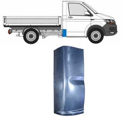 Panel de reparación esquina trasera para Volkswagen Transporter T6 2015-2024 / Derecho 17127