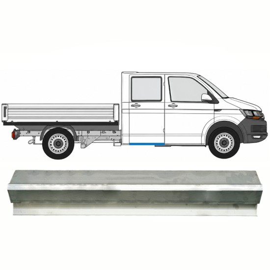 Panel de reparación del umbral trasero para Volkswagen Transporter T6 2015-2024 / Izquierda = Derecha (simétrico) 17131