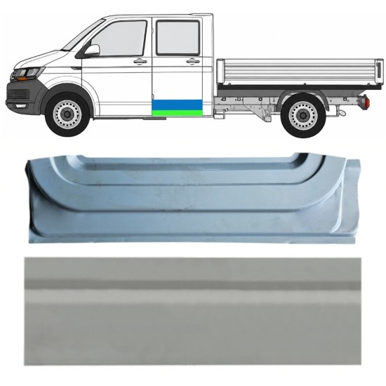 Panel de reparación puerta trasera interna + externa para Volkswagen Transporter T6 2015-2024 / Izquierda 17161