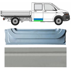 Panel de reparación puerta trasera interna + externa para Volkswagen Transporter T6 2015-2024 / Derecho 17160