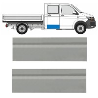 Panel de reparación puerta trasera externa para Volkswagen Transporter T6 2015-2024 / Izquierda = Derecha (simétrico) 17126