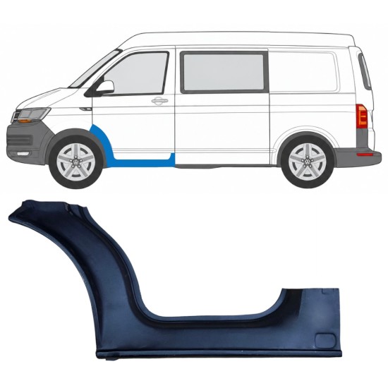 Panel de reparación del umbral puerta delantera para Volkswagen Transporter T6 2015-2024 / Izquierda 17118