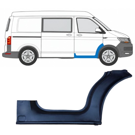 Panel de reparación del umbral puerta delantera para Volkswagen Transporter T6 2015-2024 / Derecho 17117