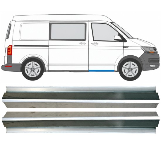Panel de reparación del umbral puerta delantera para Volkswagen Transporter T6 2015-2024 / Izquierda = Derecha (simétrico) 17130