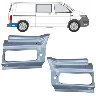Panel de reparación guardabarros trasero para Volkswagen Transporter T6 2015-2024 / Izquierda+Derecha 17191