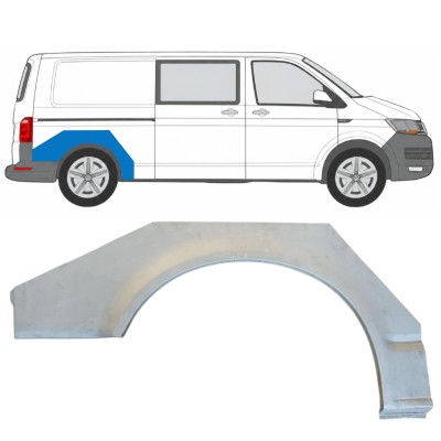Panel de reparación guardabarros trasero para Volkswagen Transporter T6 2015-2024 / Derecho 17139