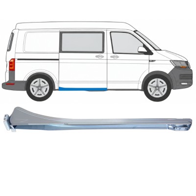 Guía puerta corredera para Volkswagen Transporter T6 2015-2024 / Derecho 17203