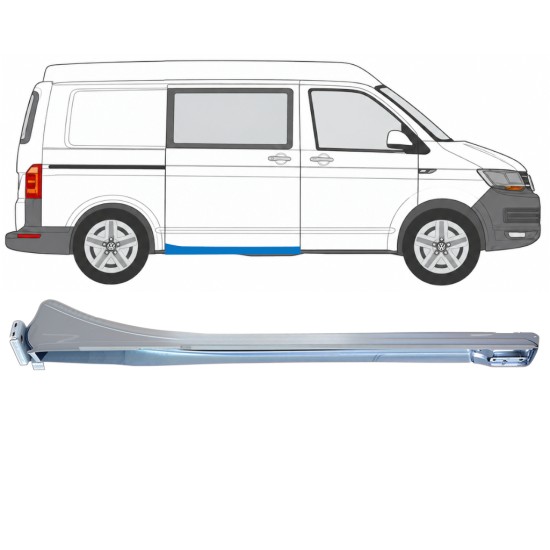 Guía puerta corredera para Volkswagen Transporter T6 2015-2024 / Derecho 17203