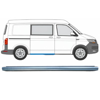 Panel de reparación del umbral de la puerta corredera para Volkswagen Transporter T6 2015-2024 / Derecho 17141