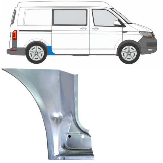 Panel de reparación guardabarros trasero para Volkswagen Transporter T6 2015-2024 / Derecho 17152