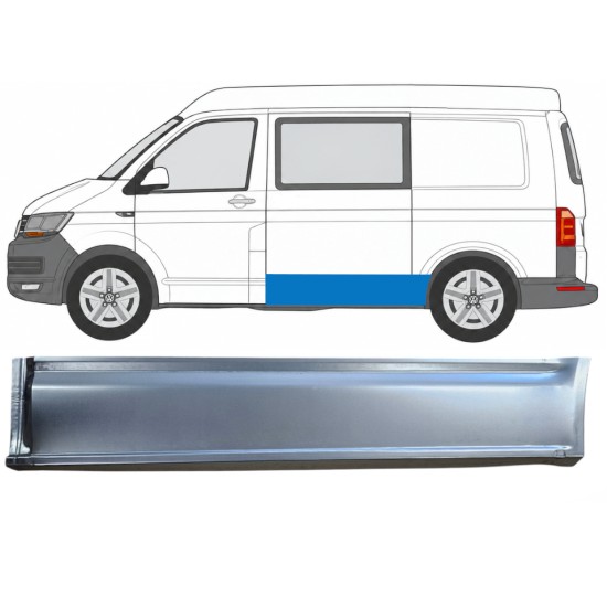 Panel de reparación lateral externa para Volkswagen Transporter T6 2015-2024 / Izquierda 17176