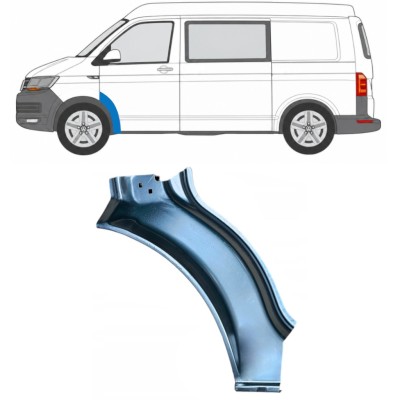 Panel de reparación guardabarros delantero para Volkswagen Transporter T6 2015-2024 / Izquierda 17187