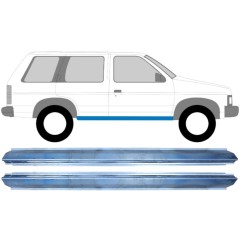 Panel de reparación del umbral para Nissan Terrano I 1986-1996 / Izquierda+Derecha / Conjunto 11365
