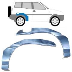 Panel de reparación guardabarros trasero para Nissan Terrano II 1993-2005 / Izquierda+Derecha / Conjunto 9620