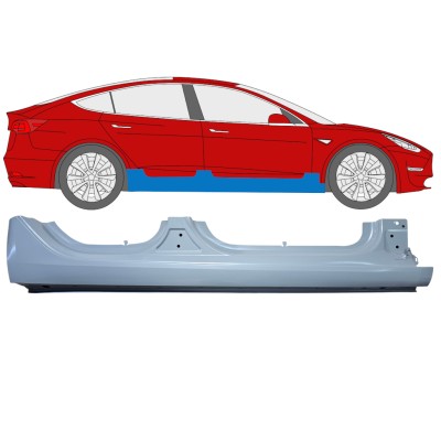 Umbral completo para Tesla Model 3 2017-2023 / Derecho 17286
