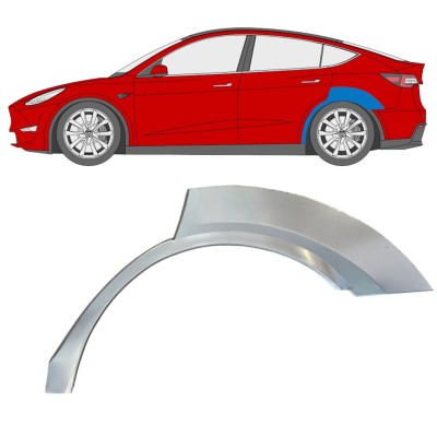 Panel de reparación guardabarros trasero para Tesla Model Y 2020- / Izquierda 16377