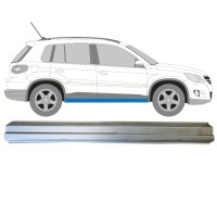 Panel de reparación del umbral para Volkswagen Tiguan 2007-2016 / Derecho 14772