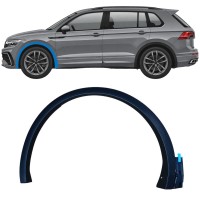 Moldura lateral guardabarros delantero para Volkswagen Tiguan 2020-2024 R-Line / Izquierda 17064