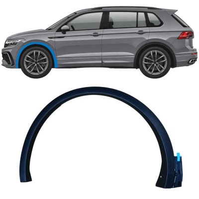 Moldura lateral guardabarros delantero para Volkswagen Tiguan 2020-2024 R-Line / Izquierda 17064