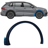 Moldura lateral guardabarros delantero para Volkswagen Tiguan 2020-2024 R-Line / Derecho 17063