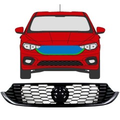 Parrilla para Fiat Tipo 2016- / Conjunto 7531
