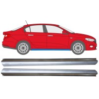 Panel de reparación umbral parte inferior para Fiat Tipo 2016- / Izquierda+Derecha / Conjunto 14974