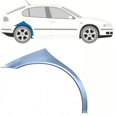 Panel de reparación guardabarros trasero para Seat Toledo Leon 1999-2006 / Derecho 8599