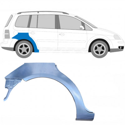 VW TOURAN 2003-2010 PANEL DE REPARACIÓN DEL ALERÓN TRASERO / DERECHA