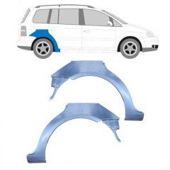 Panel de reparación guardabarros trasero para Volkswagen Touran 2003-2010 / Izquierda+Derecha / Conjunto 10253