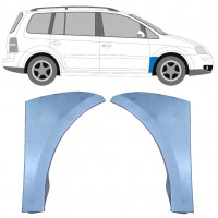 Panel de reparación guardabarros delantero para VW Touran 2003-2015 / Izquierda+Derecha / Conjunto 9737