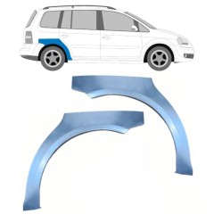 Panel de reparación guardabarros trasero para Volkswagen Touran 2003-2010 / Izquierda+Derecha / Conjunto 9202