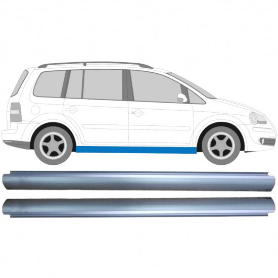 Panel de reparación del umbral para VW Touran 2003-2010 / Izquierda = Derecha (simétrico) / Conjunto 10390