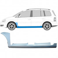 Panel de reparación del umbral + guardabarros delantero para VW Touran 2003-2010 / Izquierda 11165