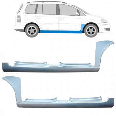 VW TOURAN 2003-2010 PANEL DE REPARACIÓN DEL ALERÓN DELANTERO + PANEL DE REPARACIÓN DEL UMBRAL / IZQUIERDA + DERECHA