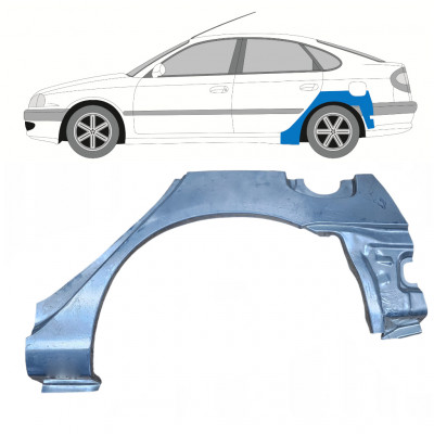 TOYOTA AVENSIS 1997-2003 PANEL DE REPARACIÓN DEL ALERÓN TRASERO / IZQUIERDA