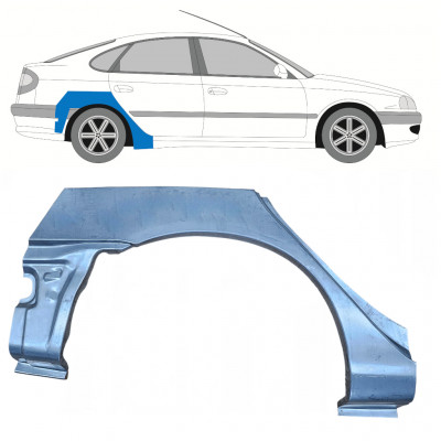 Panel de reparación guardabarros trasero para Toyota Avensis 1997-2003 / Derecho 7615